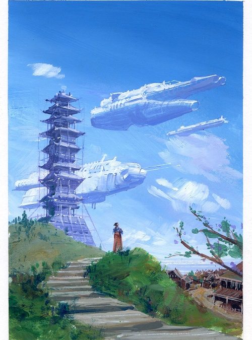 Quitter les monts d’automne d’Émilie Querbalec – Roughs et croquis de Manchu