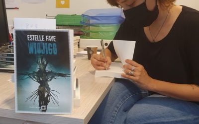 Estelle Faye dans nos bureaux…