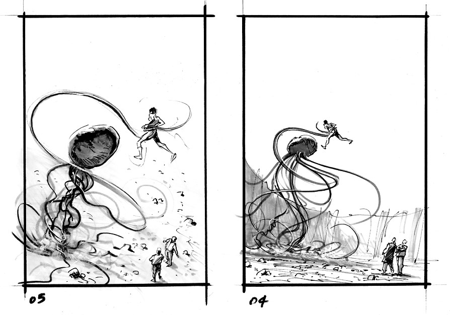 Nouveaux roughs de Manchu pour La Guerre des Marionnettes d’Adam-Troy Castro